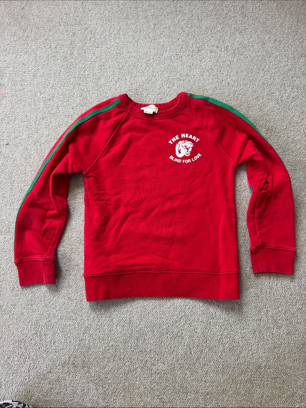 Gucci Red Crewneck Sweatshirt